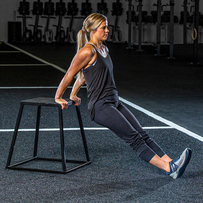 Steel Plyo Boxes – Heavy-Duty Plyometric Jump Platforms with Anti-Slip Rubber Top – Available in 12", 18", and 24" Heights – Stackable, Stable, Built for Strength and Conditioning