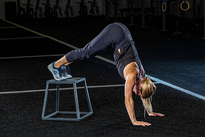 Steel Plyo Boxes – Heavy-Duty Plyometric Jump Platforms with Anti-Slip Rubber Top – Available in 12", 18", and 24" Heights – Stackable, Stable, Built for Strength and Conditioning