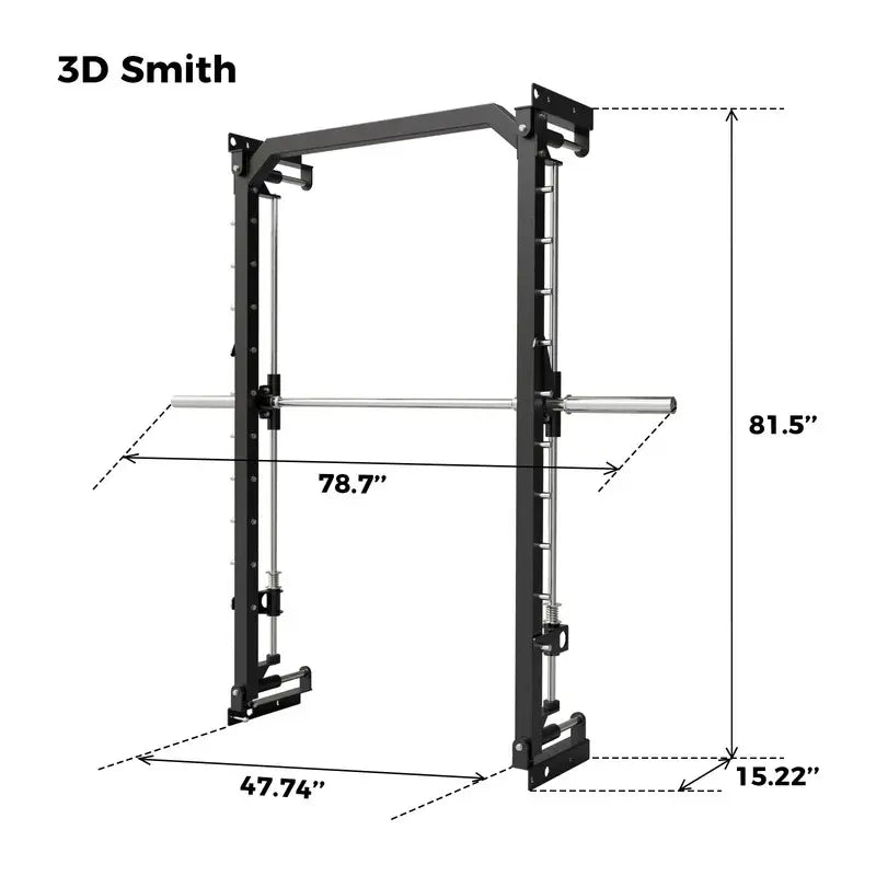 Ritfit M2 Multi-Functional Modular Home Gym Smith Machine Tailored to All Fitness Levels