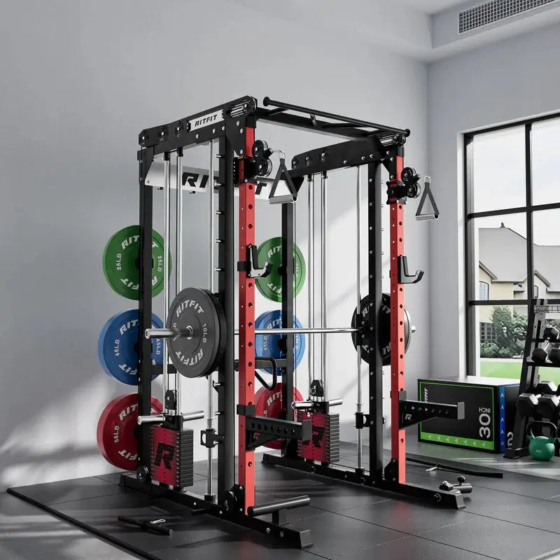 Ritfit M2 Multi-Functional Modular Home Gym Smith Machine Tailored to All Fitness Levels