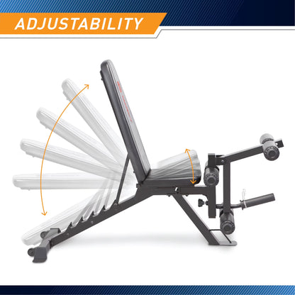 Multipurpose Adjustable Utility Slant Board Bench SB-350 Max Weight 600Lb