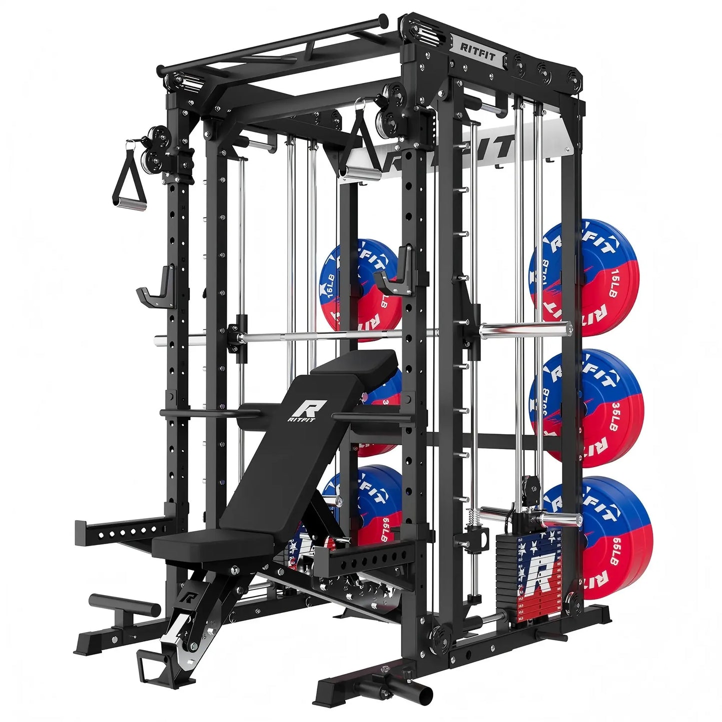 Ritfit M2 Multi-Functional Modular Home Gym Smith Machine Tailored to All Fitness Levels